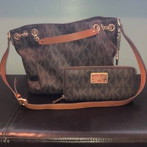Michael Kors Shoulder Bag with Wallet